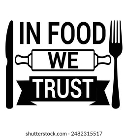 Kitchen black and white text quotes design