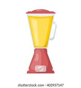 Kitchen blender. Cartoon style. Vector illustration