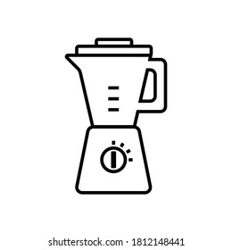 kitchen blender home appliance icon vector