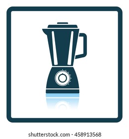 Kitchen blender icon. Shadow reflection design. Vector illustration.