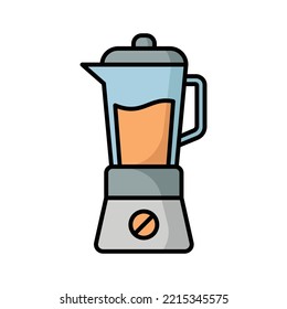 kitchen blender icon vector design template in white background