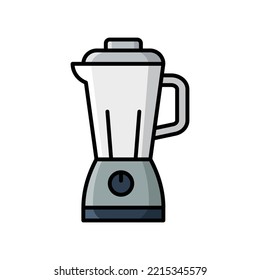 kitchen blender icon vector design template in white background
