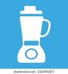 Kitchen blender icon vector design template in white background