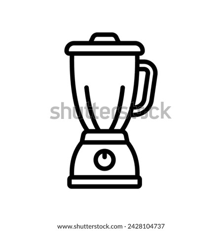 kitchen blender icon vector design template simple and clean