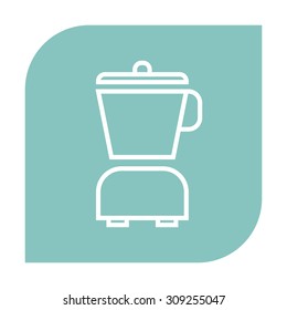 Kitchen blender linear icon