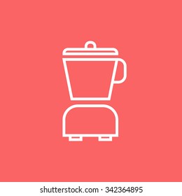 Kitchen blender linear icon