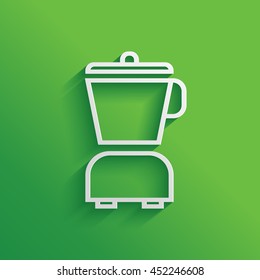 Kitchen blender linear icon
