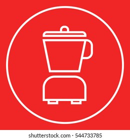 Kitchen blender linear icon