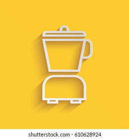 Kitchen blender linear icon