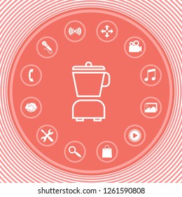 Kitchen blender linear icon. Graphic elements for your design