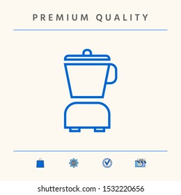 Kitchen blender linear icon. Graphic elements for your design