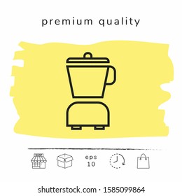 Kitchen blender linear icon. Graphic elements for your design