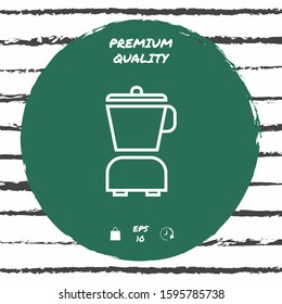Kitchen blender linear icon. Graphic elements for your design
