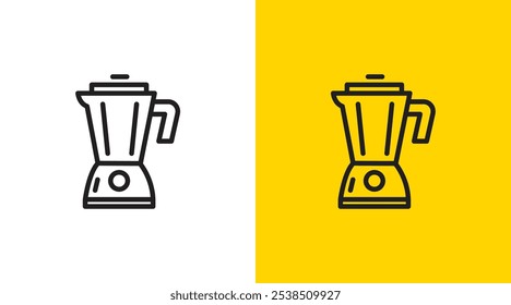 Kitchen blender machine logo icon design template. simple kitchen appliances restaurant catering set icon design