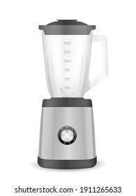 Kitchen blender on a white background. Vector illustration.