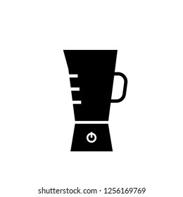 Kitchen blender silhouette icon. Clipart image isolated on white background