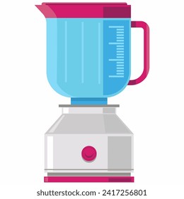 Kitchen blender vector cartoon illustration isolated on a white background.