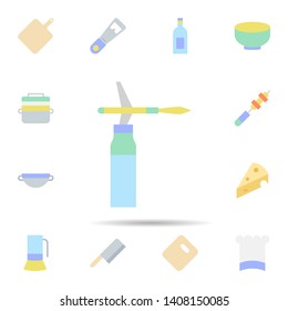 Kitchen, blowtorch icon. Universal set of Kitchen for website design and development, app development