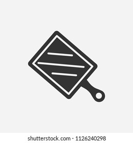 Kitchen board icon illustration,vector cut
 sign symbol