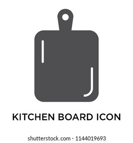 Kitchen board icon vector isolated on white background for your web and mobile app design, Kitchen board logo concept