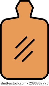 Kitchen board vector icon. Can be used for printing, mobile and web applications.