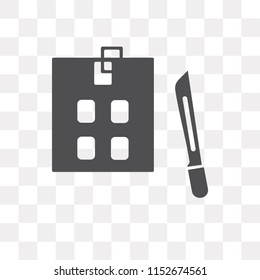 Kitchen board vector icon isolated on transparent background, Kitchen board logo concept