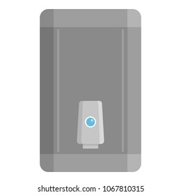 Kitchen boiler icon. Flat illustration of kitchen boiler vector icon for web