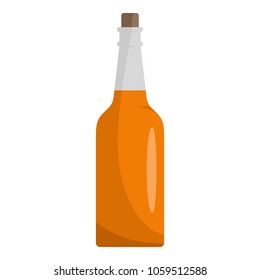 Kitchen bottle icon. Flat illustration of kitchen bottle vector icon for web