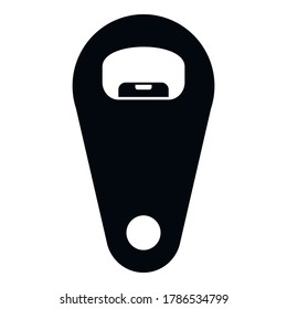 Kitchen bottle-opener icon. Simple illustration of kitchen bottle-opener vector icon for web design isolated on white background