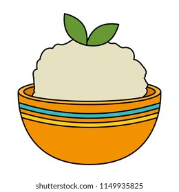 kitchen bowl with mashed potatoes