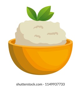 kitchen bowl with mashed potatoes