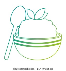 kitchen bowl with mashed potatoes and spoon