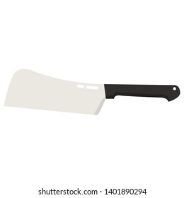 Kitchen butcher chopper vector illustration