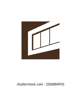 Kitchen Cabinet Logo Design Template