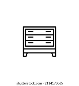 kitchen cabinets. contour icon
cabinet icon vector. kitchen line style icon
wardrobe icon line style vector for your web design
