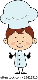 Kitchen Character Chef - Double Thumbs Up Vector