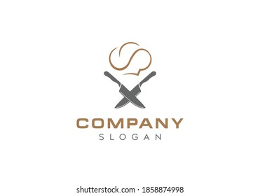 Kitchen Chef Design Logo design-Cooking logo template