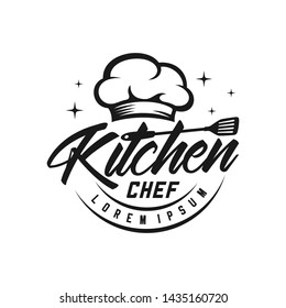 Kitchen Chef Design Logo template