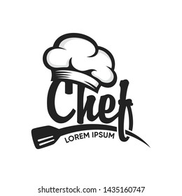 Kitchen Chef Design Logo template