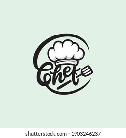 Kitchen Chef Design Logo template