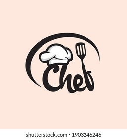 Kitchen Chef Design Logo template