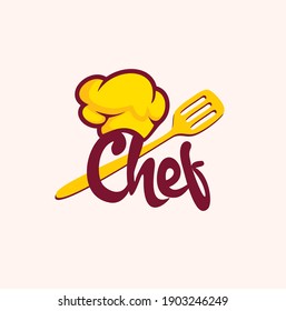 Kitchen Chef Design Logo template