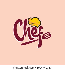 Kitchen Chef Design Logo template