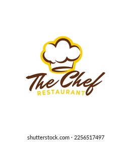 Kitchen Chef Design Logo template. Chef Hat Logo Template