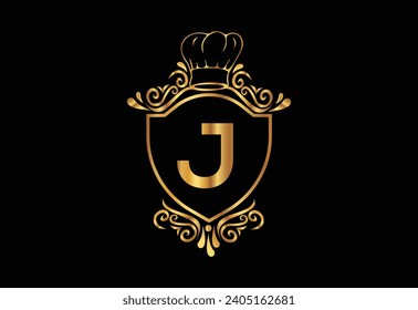 Kitchen chef had with latter J  illustrator icon