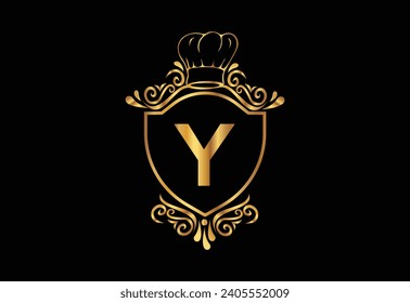 Kitchen chef had with latter Y illustrator icon