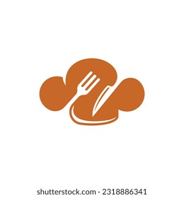 Kitchen Chef Hat Design Logo template, Chef logo design. Restaurant logo, this logo great for your restaurant