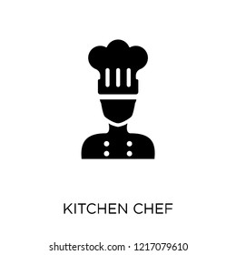 Kitchen chef icon. Kitchen chef symbol design from People collection. Simple element vector illustration on white background.