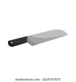 Kitchen chef knife icon. Vector illustration