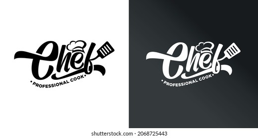 Küchenchef Logo-Design-Vorlage